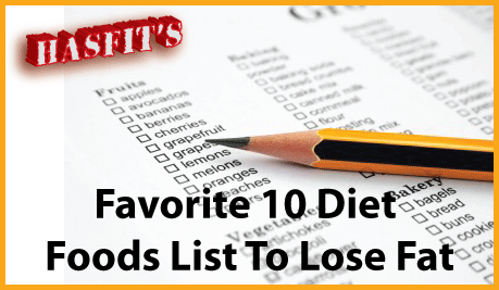 diet food list for weight loss