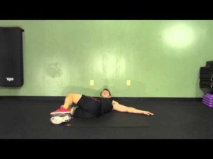 Lying Knee Twist - HASfit Abdominal Exercises - Ab Exercises - Abs Exercise