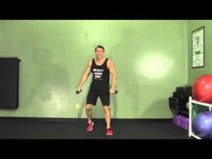 Run in Place + Shoulder Raise - HASfit Cardio Exercises ...