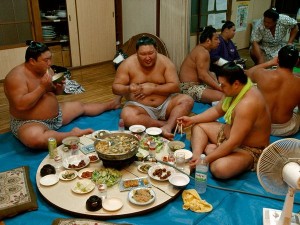 sumo eating