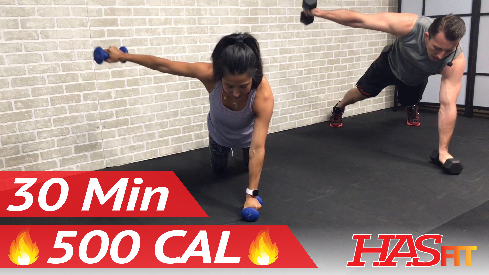 30 Minute HIIT Workout for Fat Loss - High Intensity Workout - HASfit ...