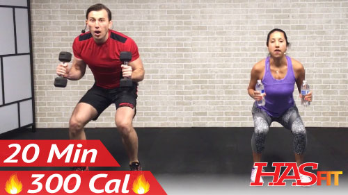 20 Min Cardio Abs Workout without Equipment for Women & Men - HASfit ...