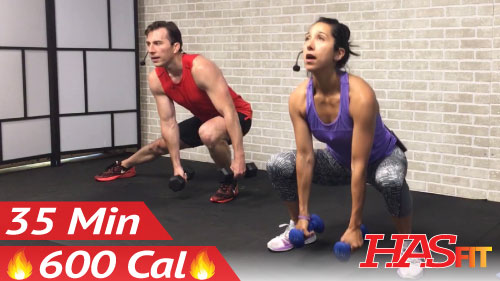 35 Minute HIIT Workout for Fat Loss - HASfit - Free Full Length Workout ...