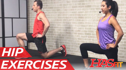 25 Min Hip Stretching & Strengthening Exercises for Hip Pain - HASfit ...