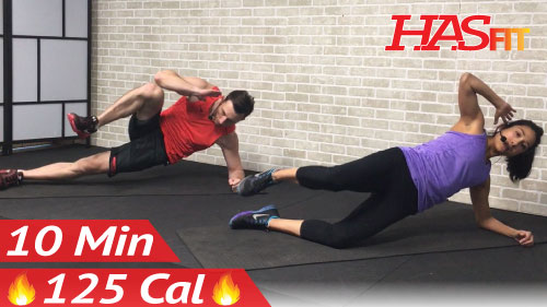 10 Min Abs and Obliques Workout - HASfit - Free Full Length Workout ...