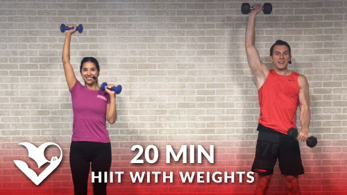 20 minute hiit online dumbbell workout