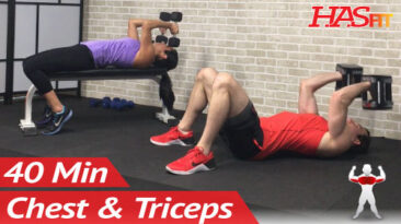 10 Min Home Chest and Triceps Workout - HASfit Chest Tricep Workout ...