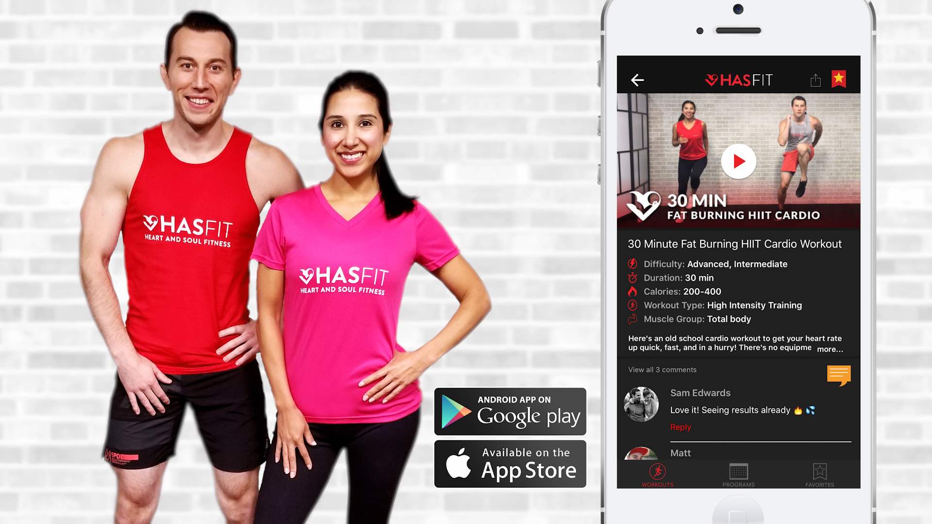 HASfit App For IOS Android