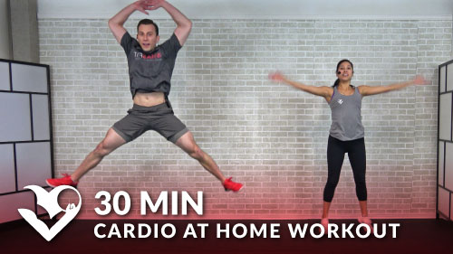30 Minute Cardio At Home Workout Without Equipment Hasfit