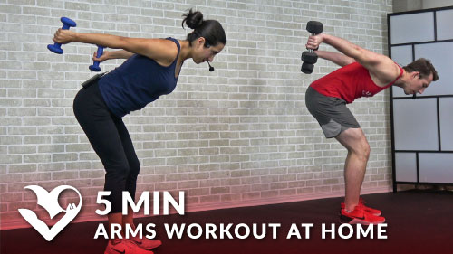 ARMS WORKOUT - 5LB WEIGHTS - 12 MINUTES - #fitness 
