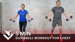 25-Minute Dumbbell Chest Workout At Home 