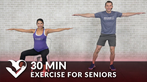 30 Min Standing Seated Exercise For Seniors Obese Plus Size