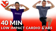 35 Min Standing Abs & Low Impact Cardio - HASfit - Free Full Length ...