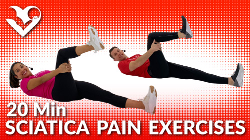 10 Min Sciatica Pain Relief Exercises HASfit Free Full Length 