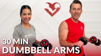 30-Minute Dumbbell Tricep Workout (Strong, Toned Arms) 