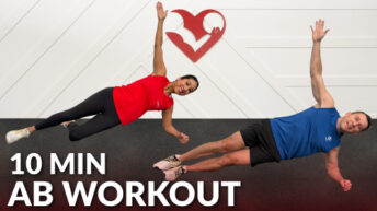10 MIN HOME CHEST & ABS WORKOUT (NO EQUIPMENT!) 