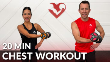 45 Min Chest And Back Workout With Dumbbells At Home - Hasfit - Free 