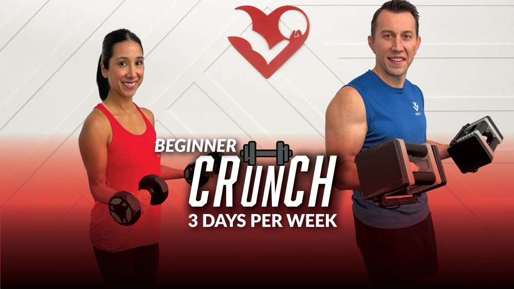 Crunch for Beginners - 3 Days per week workout program