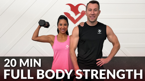20 Min Beginner Strength Training HASfit Free Full Length Workout 